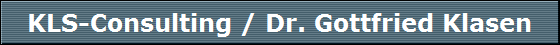 KLS-Consulting / Dr. Gottfried Klasen